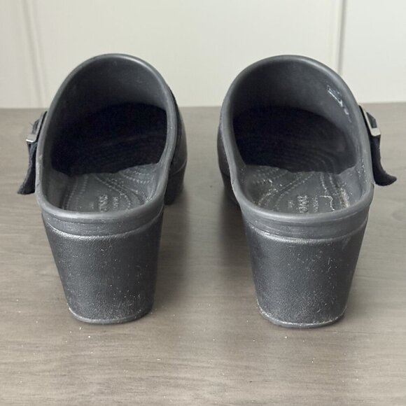 CROCS Sarah Clog Mule Shoes Black - Picture 5 of 11
